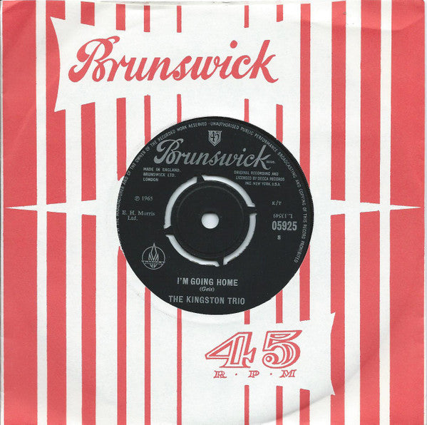 Kingston Trio : I'm Going Home / Little Play Soldiers (7", Single)