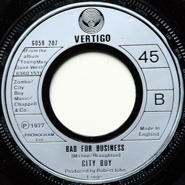 City Boy : 5.7.0.5. (7", Inj)