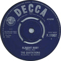 The Quotations (3) : Alright Baby (7", Single)