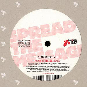 DJ Adlib : Spread The Message (12")