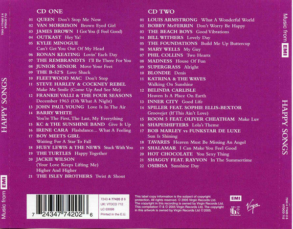 Various : Happy Songs (2xCD, Comp)