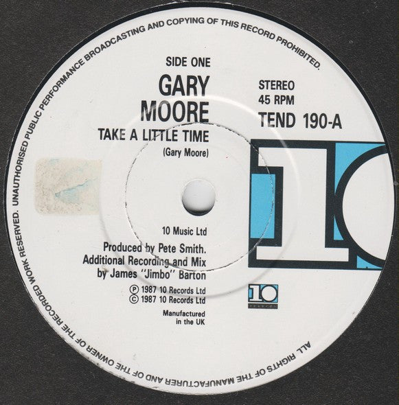 Gary Moore : Take A Little Time (2x7", Single, Ltd)