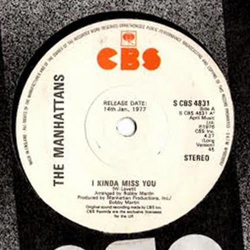 Manhattans : I Kinda Miss You (7", Promo)