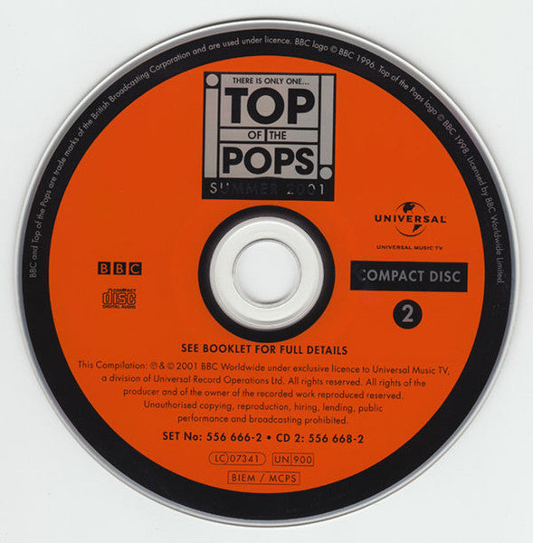 Various : Top Of The Pops Summer 2001 (2xCD, Comp)