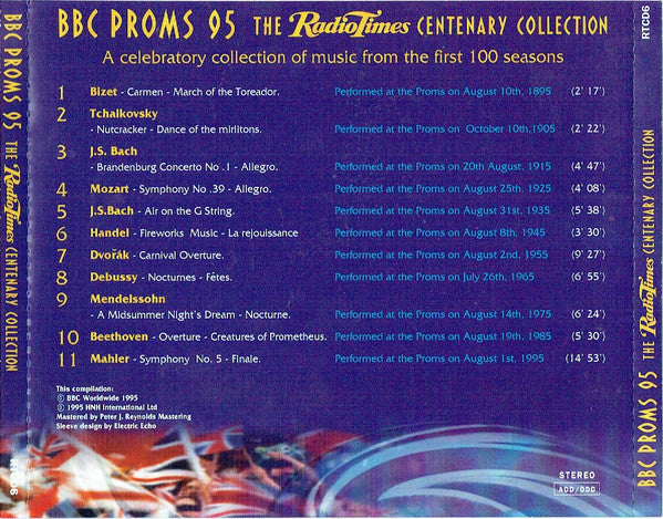 Various : BBC Proms 95 (The Radio Times Centenary Collection) (CD, Comp, Promo)