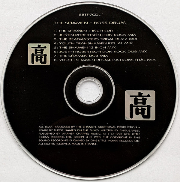 The Shamen : Boss Drum (CD, Single, CD2)