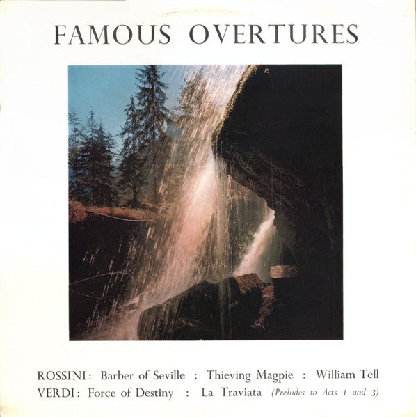 Gioacchino Rossini / Giuseppe Verdi, London Festival Orchestra Conducted By Alexander Gibson : Famous Overtures (LP, Mono, Club)
