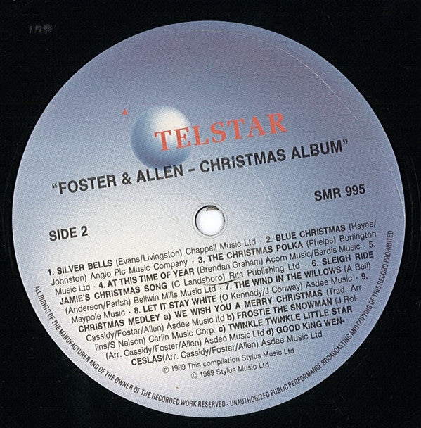Foster & Allen : Foster & Allen's Christmas Collection (LP)