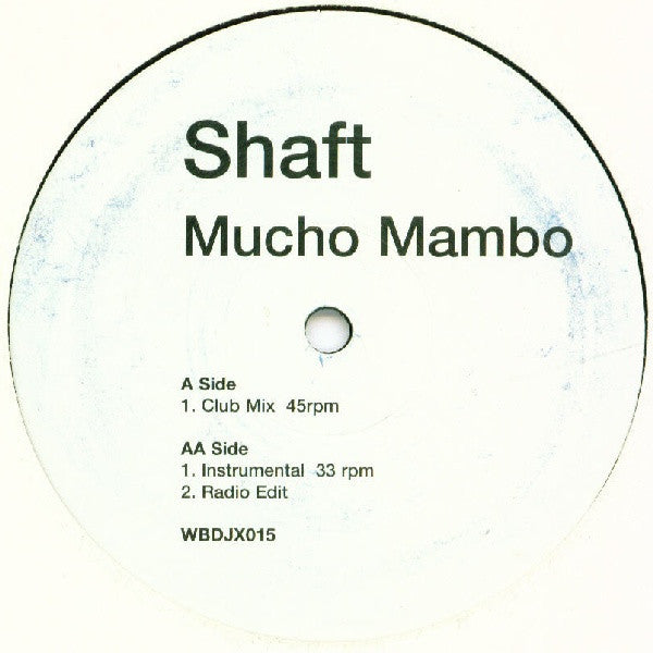 Shaft : Mucho Mambo (12", Promo)