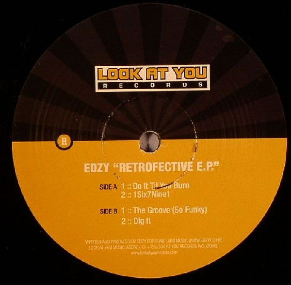 Edzy : Retrofective EP (12", EP)