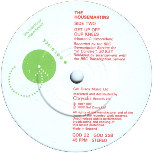 The Housemartins : There Is Always Something There To Remind Me (7", Single)
