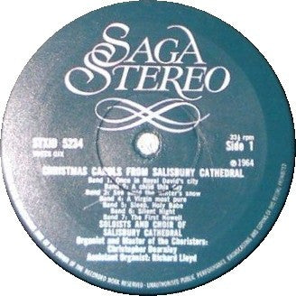The Choristers And Soloists Of Salisbury Cathedral Organist And Master Of The Choristers Christopher Dearnley , Assistant Organist Richard Lloyd (7) : Christmas Carols From Salisbury Cathedral (LP, Album)