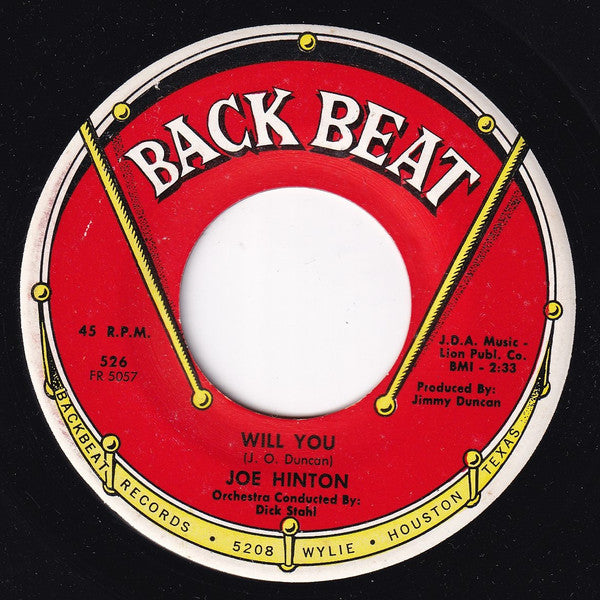 Joe Hinton (2) : Pretty Little Mama / Will You (7", Single)