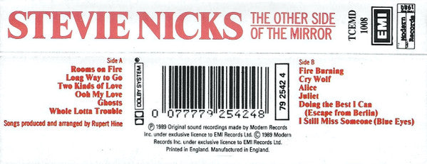 Stevie Nicks : The Other Side Of The Mirror (Cass, Album)