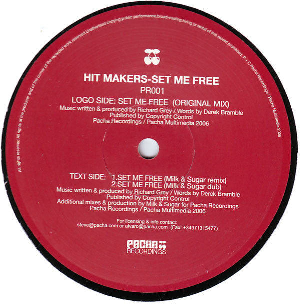 Hit Makers : Set Me Free (12")