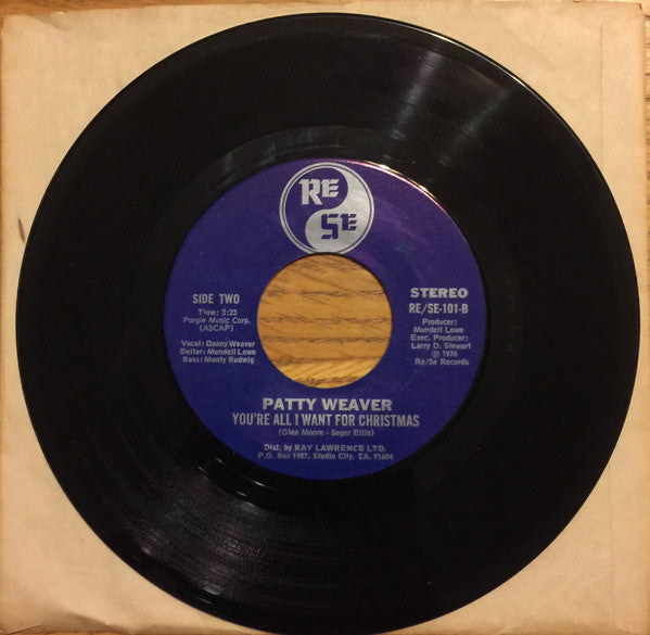 Patty Weaver : Christmas Is... (7", Single)