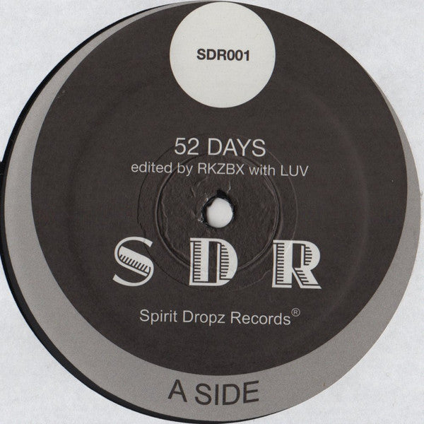 Rkzbx With Luv (18) : 52 Days (12")