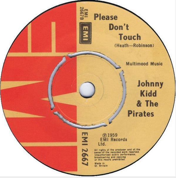 Johnny Kidd & The Pirates : I'll Never Get Over You (7", Single, RE)
