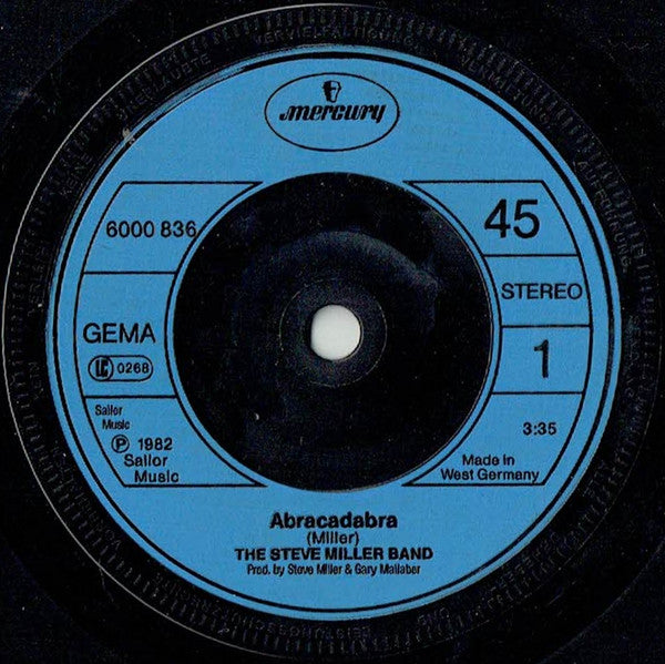 The Steve Miller Band* : Abracadabra (7", Single, Sol)