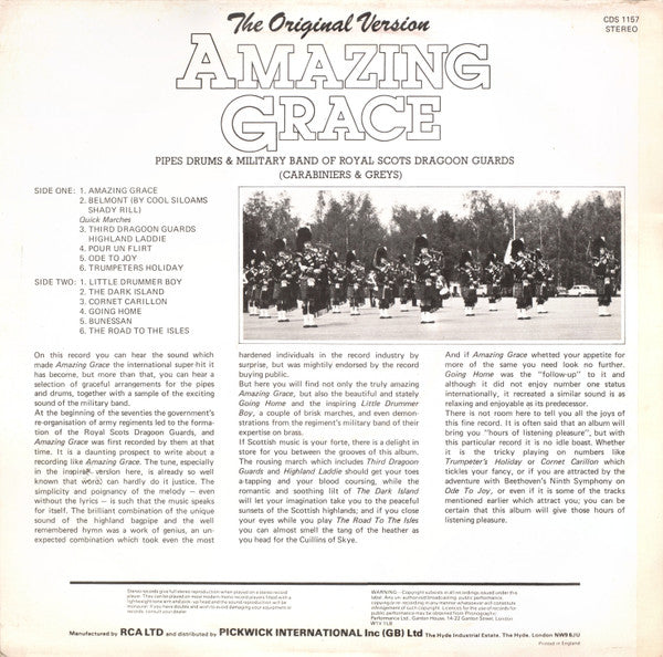 The Royal Scots Dragoon Guards : Amazing Grace (LP)