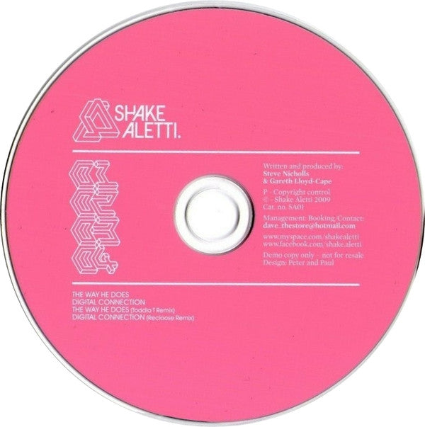 Shake Aletti : The Way He Does / Digital Connection (CD, Ltd, Num, Promo)