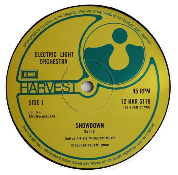 Electric Light Orchestra : Showdown / Roll Over Beethoven (12", RE)