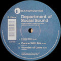 Department Of Social Sound : Hold On E.P. (12")