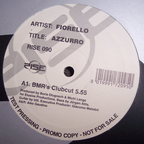Fiorello : Azzurro (12", Promo, TP)