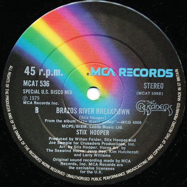 "Stix" Hooper : Cordon Bleu (12", Single)