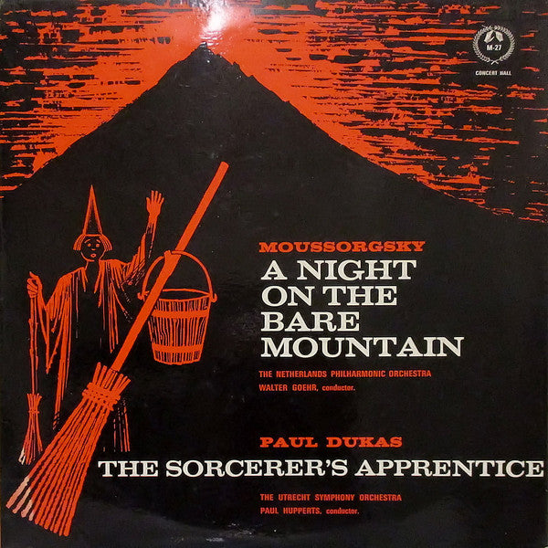 Modest Mussorgsky, Nederlands Philharmonisch Orkest, Walter Goehr, Paul Dukas, Utrechts Stedelijk Orkest, Paul Hupperts : A Night On The Bare Mountain/The Sorcerer's Apprentice (10", Album)