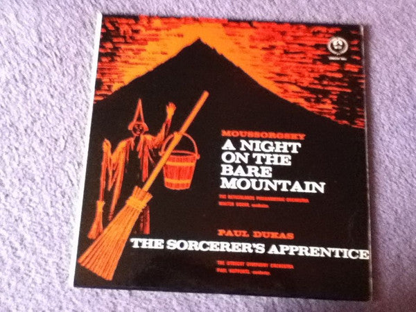 Modest Mussorgsky, Nederlands Philharmonisch Orkest, Walter Goehr, Paul Dukas, Utrechts Stedelijk Orkest, Paul Hupperts : A Night On The Bare Mountain/The Sorcerer's Apprentice (10", Album)