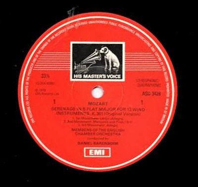 Wolfgang Amadeus Mozart, English Chamber Orchestra, Daniel Barenboim : Serenade In B Flat Major For 13 Wind Instruments, K.361 (Original Version) (LP, Quad)
