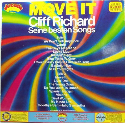 Cliff Richard : Move It - Seine Besten Songs (LP, Comp)