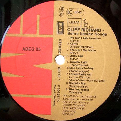 Cliff Richard : Move It - Seine Besten Songs (LP, Comp)
