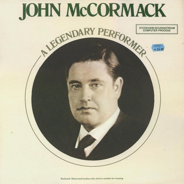 John McCormack (2) : A Legendary Performer (LP, Comp, Mono)