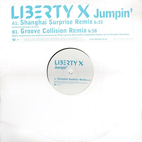Liberty X : Jumpin' (12", Single, Promo)