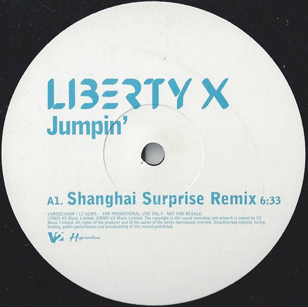 Liberty X : Jumpin' (12", Single, Promo)