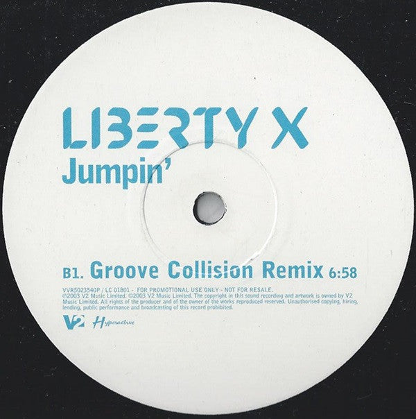 Liberty X : Jumpin' (12", Single, Promo)