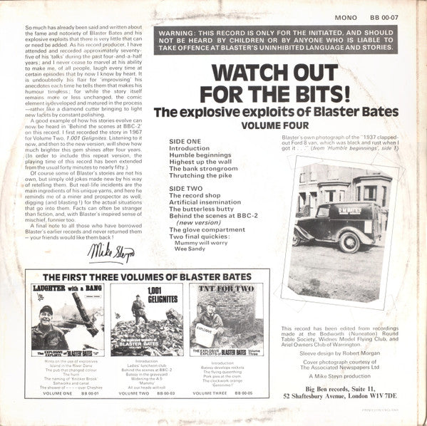 Blaster Bates : Watch Out For The Bits! (LP, Lam)