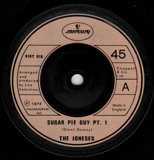 The Joneses : Sugar Pie Guy (7")
