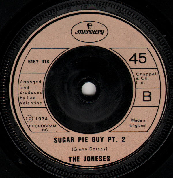 The Joneses : Sugar Pie Guy (7")