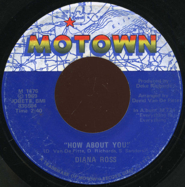 Diana Ross : Remember Me / How About You (7", Single)