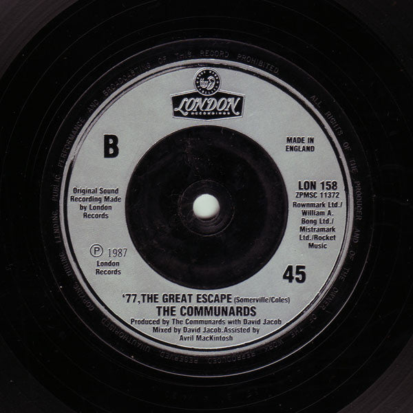 The Communards : Never Can Say Goodbye (7", Single)