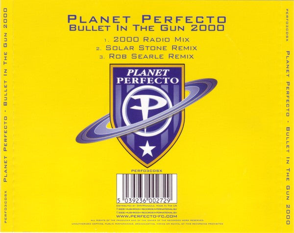 Planet Perfecto : Bullet In The Gun 2000 (CD, Single)