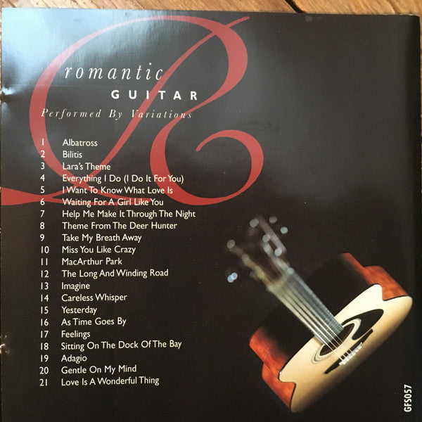 Variations (6) : Romantic Guitar Performed By Variations (CD, Album)