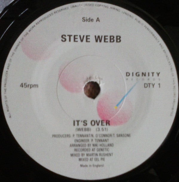 Steve Webb (4) : It's Over (7", Single)