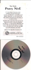 SHERLOCK (6) : PARTY NITE (CD, Promo)