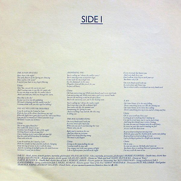 Sally Oldfield : Easy (LP, Album)