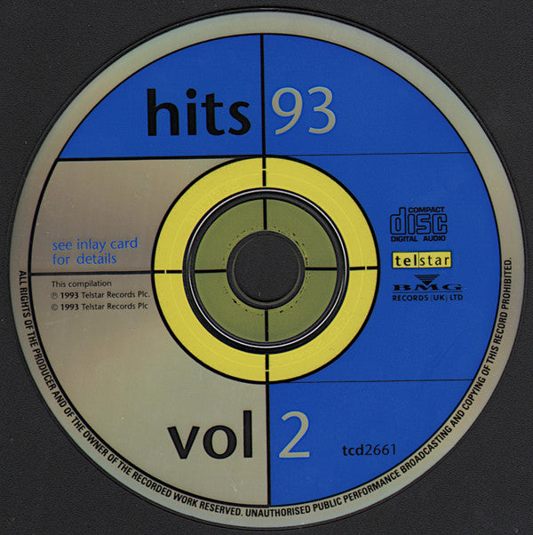 Various : Hits 93 Volume Two (CD, Comp)