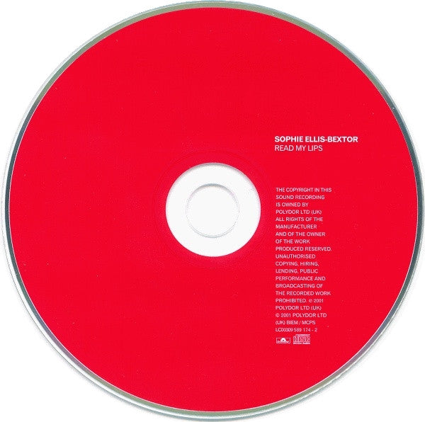 Sophie Ellis-Bextor : Read My Lips (CD, Album, S/Edition)
